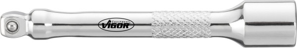 VIGOR zwenkbare verlenging, hol vierkant 6,3 mm (1/4 inch), massief vierkant 6,3 mm (1/4 inch), 75 mm, V4312