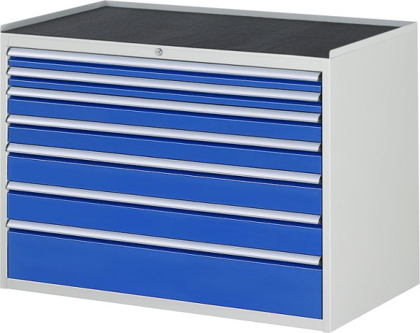 RAU ladekast serie 7000, metalen onderstel, 7 x lade maat XXL 2xH60, 2xH90, 2xH120, 1xH180 mm, 1145x825x650 mm, 03-XXL5.0A-MT.11