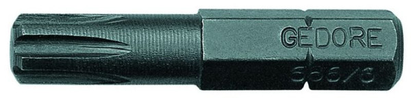 GEDORE schroevendraaierbit 1/4" voordeelverpakking voor binnenwigprofielschroeven RIBE, M5, 6540780