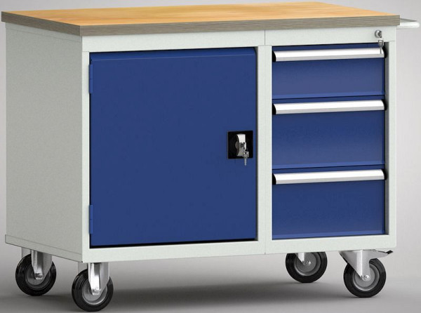 KLW standaard werkbank - 1000 x 620 x 830 mm L x D x H, WS824N-1000M20-E7049