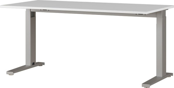 GERMANIA bureau 4240 mechanisch in hoogte verstelbaar lichtgrijs/zilver, 4240-583
