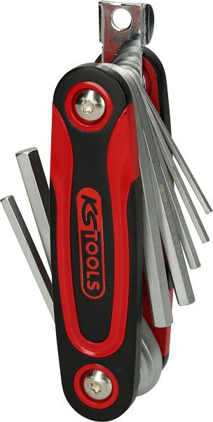 KS Tools inbussleutel klaphouder, 8 stuks, 158.3540