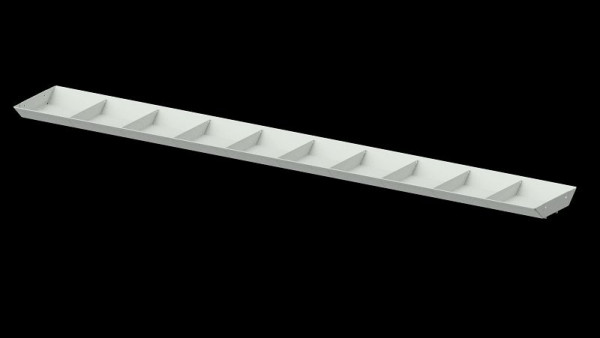 ANKE werkbanken, bovenblad, systeemopbouw, 1980 x 49 mm (AM 1941), RAL 7035, 960.853