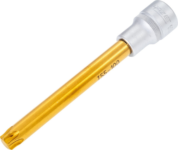 Hazet schroevendraaierdop TORX®, hol vierkant 12,5 mm, binnen TORX® profiel, T55, extra lange versie, 992SLG-T55