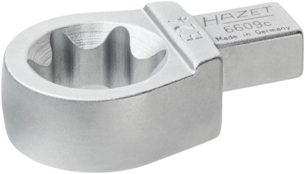 Hazet inzet TORX® ringsleutel, inzet vierkant 9 x 12 mm, buiten TORX® profiel, E24, 6609C-E24