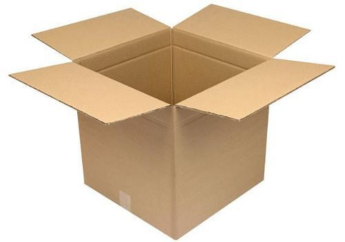TransPak golfkartonnen vouwdoos 2-wandig, binnenmaat 410 x 410 x 410 mm, kwaliteit 2.30BC, verpakking: 10 stuks, 299348
