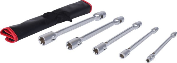 KS Tools Torx E dubbele gewrichtssleutelset, 5-delig, 517.0340