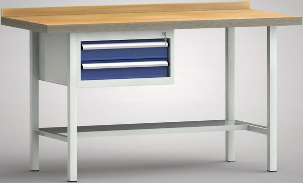 KLW standaard werkbank - 1500 x 700 x 840 mm L x D x H, WS102N-1500M40-E1620