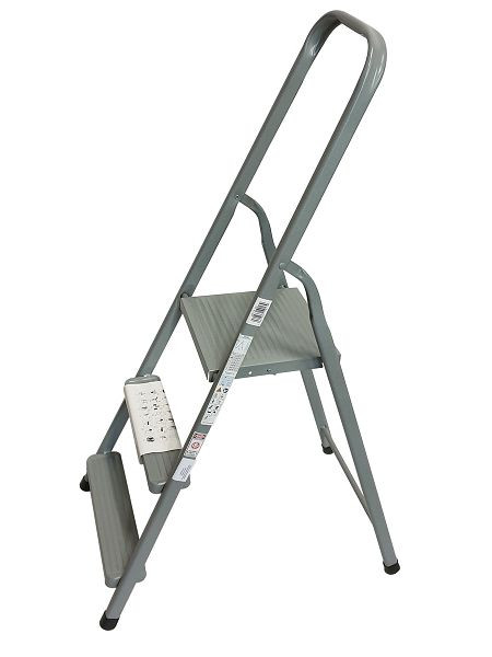 VaGo-Tools huishoudladder, 4 treden, multifunctionele stalen ladder, SL-104_kv