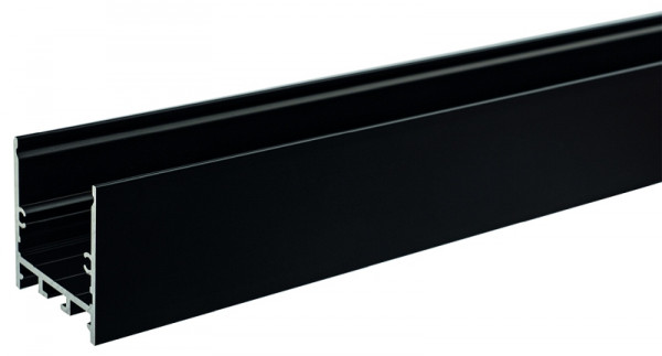 rutec Projekt ALU - profiel TUP35 / 35 zwart diep U - profiel - 2 meter, PFE932