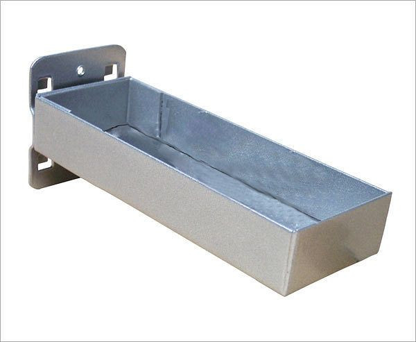 ADB geperforeerde wandplank voor kleine onderdelen zonder onderverdeling, 150x55 mm, 73157