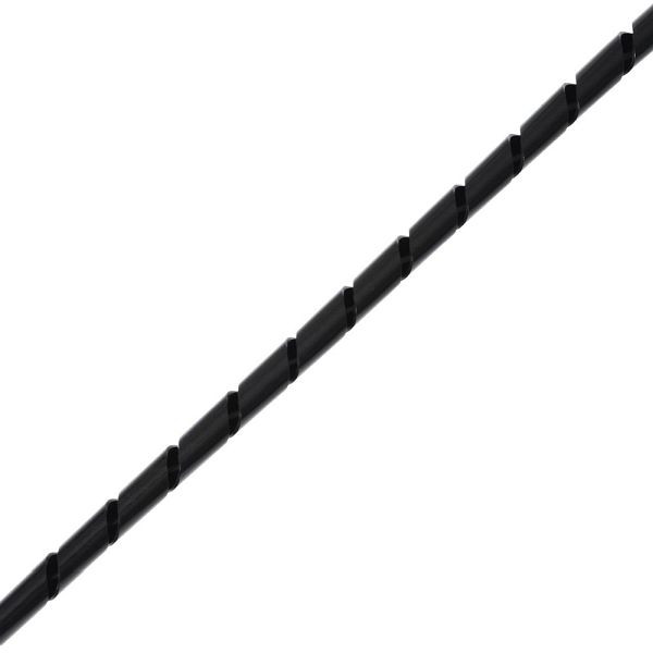 Helos spiraalkabelslang ø 4 - 50 mm, 10m zwart, 129259