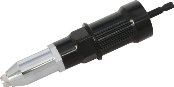 Projahn professionele blindklinknageladapter voor boormachines en accuschroevendraaiers 3,0 - 6,4 mm, 398064