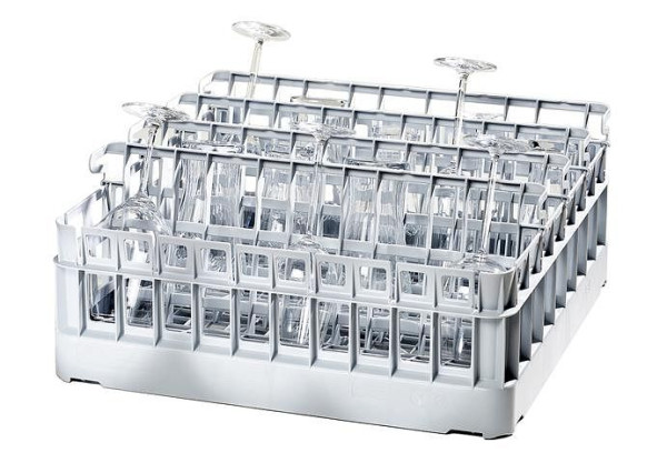 gel-o-mat glazenkorf 500x500x174 mm met 4 uitneembare inzetstukken, 3043.204FR