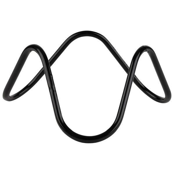 APS buffetstandaard -WAVE- Ø 20 cm, hoogte: 9,5 cm metaal, PVC, zwart, 33306