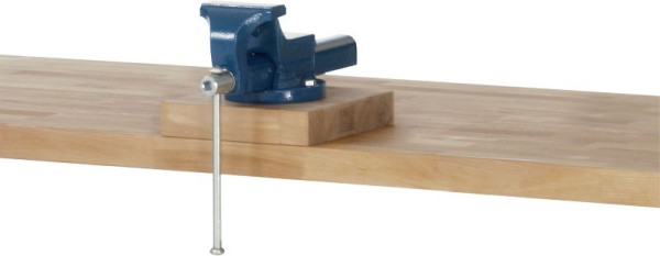 RAU bankschroefbasis massief beuken, B250 x D250 x S50 mm, 09-SCH50
