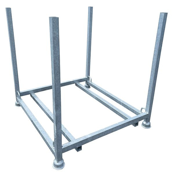 Schake stapelpallet Voor het opnemen van 10 houten sleufbruggen of 5 aluminium sleufbruggen met een breedte van 1,0 m, 50119