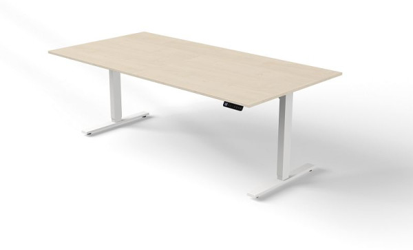 Kerkmann zit/statafel B 2000 x D 1000 mm, elektrisch in hoogte verstelbaar van 720-1200 mm, Move 3, kleur: esdoorn, 10381850
