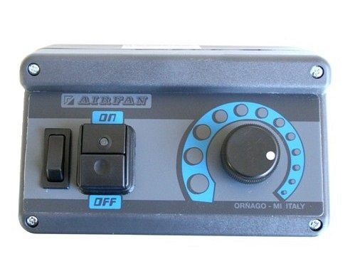 AIRFAN traploze snelheidsregelaar met lichtschakelaar en gascontact, RES8AG