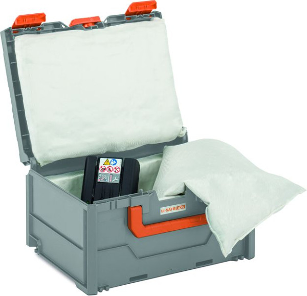 Cemo accusysteem brandwerende box Li-SAFE 2-S, 2 speciale kussens, 11563