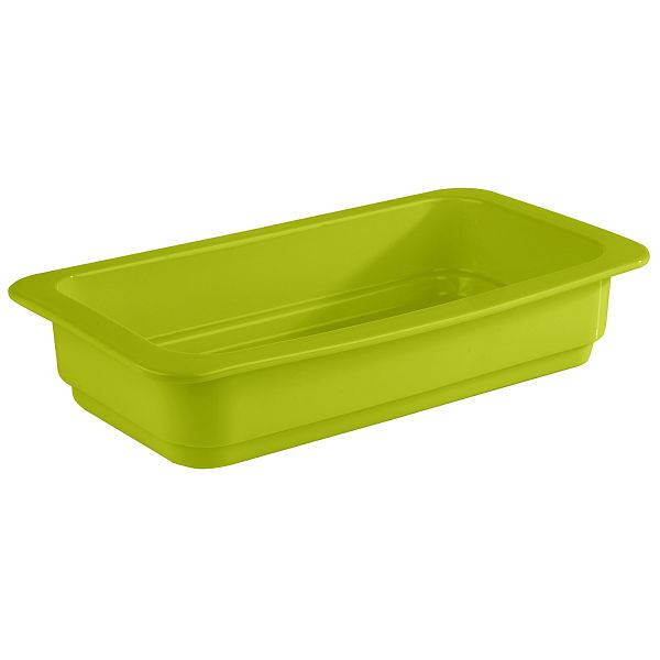 APS GN 1/3 bak, 32,5 x 17,6 x 6 cm, porselein, groen, hittebestendig tot 220°C, 2 liter, 82279