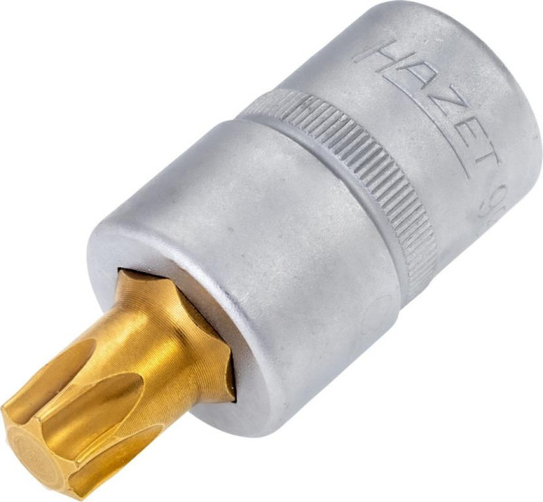 Hazet schroevendraaierdop TORX®, hol vierkant 12,5 mm, binnen TORX® profiel, T55, korte versie met karteling, 992-T55