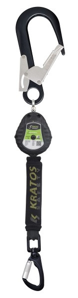 Funcke hoogtebeveiliging HSG type HX-GB (randgetest / singelband), pijphaak aan de wartel, lengte: 2 m, 60020195