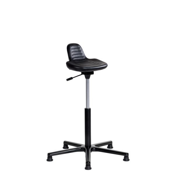 SOFAME stahulp AS200 met glijder, zithoogte 59-85 cm, aluminium onderstel, eenvoudig mechaniek, W050020001