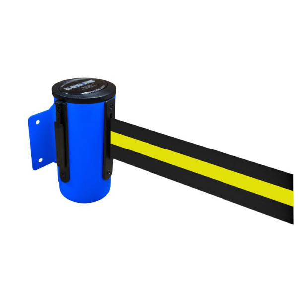 Stein HGS HGS wandriemcassette -P-Line Future-, blauw, zwart/geel/zwart horizontaal (gestreept), met riemeindstuk (standaard), 12850b-0502
