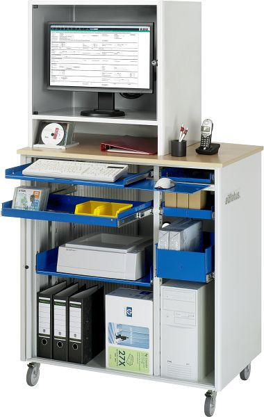 RAU computerstation adlatus - model 2675, B1030 x D660 x H1850 mm, 07-2675.11