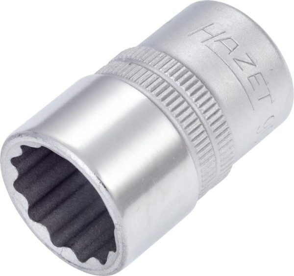 Hazet-dop, bi-hex, hol vierkant 12,5 mm (1/2"), buiten dubbel-hex tractieprofiel, 11/16", 900AZ-11/16