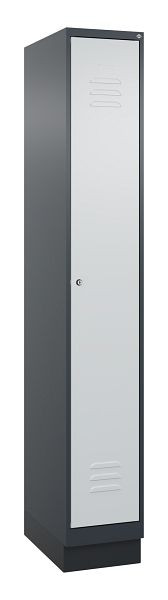 C+P luierkluis Classic PLUS, basis, 1950x300x500mm, 7016/7035, cilinderslot, 080020-10 S10028