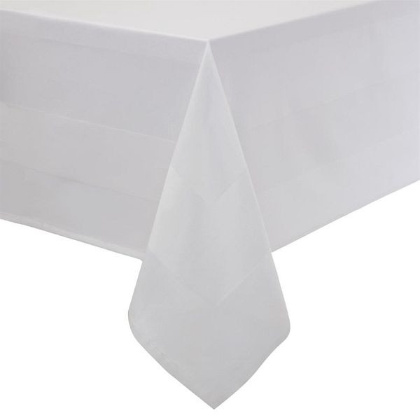 Mitre Luxe Satin Ribbon tafelkleed wit 137 x 178cm, GW420