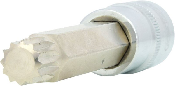 KS Tools 1/2" CHROMEplus bitdop XZN, lang, M14, 918.1696
