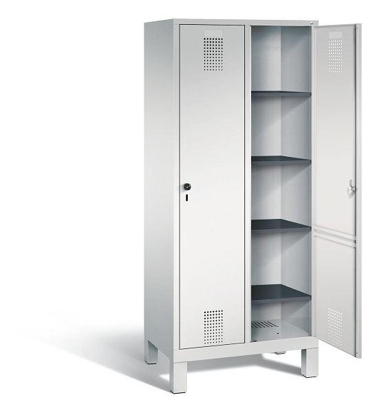 C+P washok Evolo, H1850xW810xD500mm, kleur: lichtgrijs, 48010-22B S10006