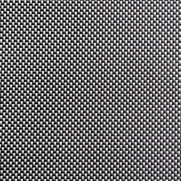 APS placemat - zwart, wit, 45 x 33 cm, PVC, smalle band, verpakking van 6, 60520