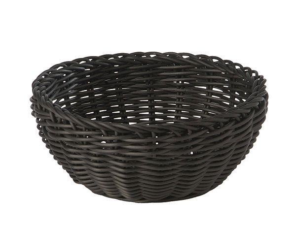 APS mand, rond, Ø 20 cm, hoogte: 8 cm, polypropyleen, zwart, -PROFI LINE-, 50607