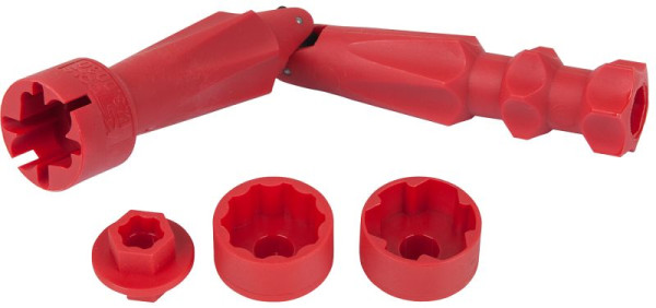 KS Tools toiletbrilmontagesleutelset, 4-delig, 123.0035