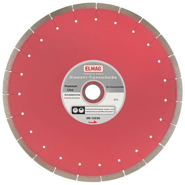 ELMAG diamantschijf 300 mm, PREMIUM LINE - CHAMOTTE 'low noise', boring: 30,0 mm, 61614