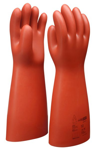 KS Tools Elektriciensbeschermhandschoen met mechanische bescherming, maat 10, klasse 1, rood, 117.0072