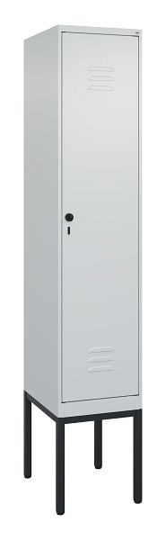 C+P luierkluis Classic PLUS met middenwand, frame, 2120x400x500mm, 7035/7035, veiligheidsdraaigrendel, 0800307-12F S10009