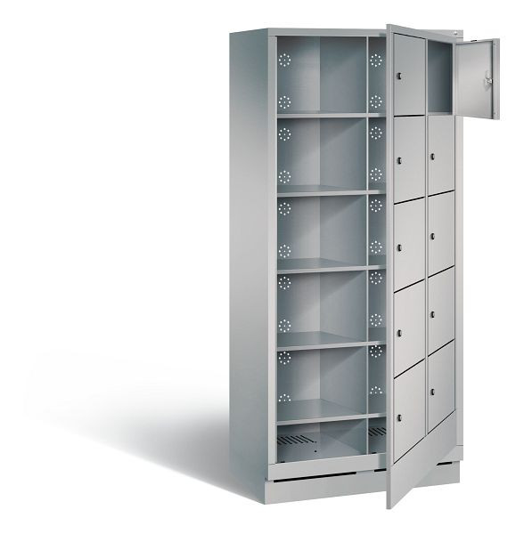 C+P wasautomaat Evolo, H1800xW810xD500mm, kleur: wit aluminium, 48160-205 S10194