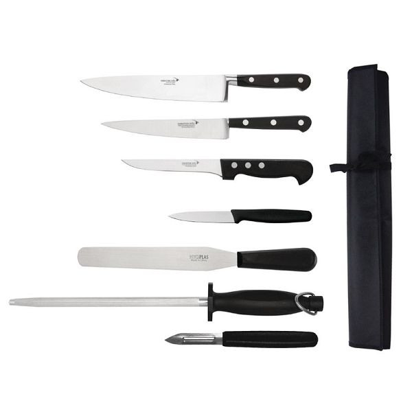 Deglon Sabatier 7-delige messenset en koffer, S461