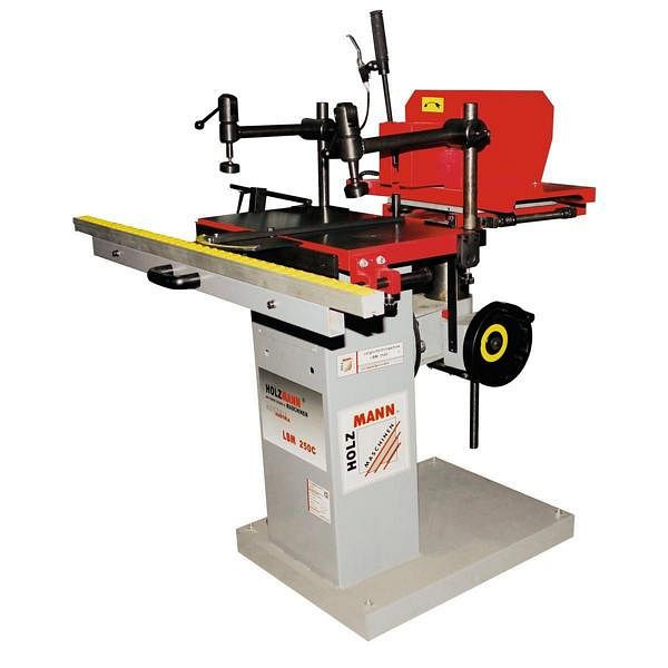 Holzmann langgatboormachine inclusief rasterliniaal, maximale boorbreedte: 250 mm, LBM250C_400V