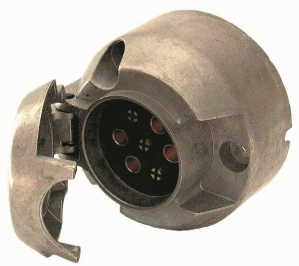 Kunzer metalen stekkerdoos, 7-polig, verpakking van 10 stuks, D 71