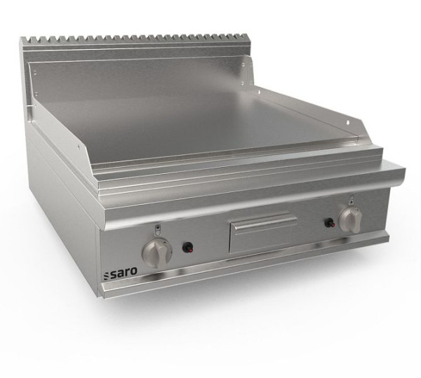 Saro gasgrillplaat 800mm breed tafelapparaat glad LQ, 423-8610