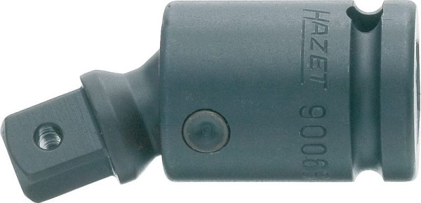 Hazet impact, scharnierstuk machineschroevendraaier, hol vierkant 12,5 mm (1/2 inch), massief vierkant 12,5 mm (1/2 inch), 9006S
