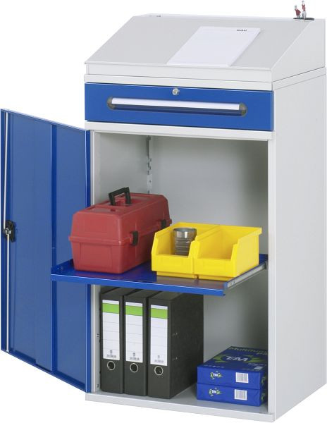 RAU zijkast sta bureau, lade, 650x1110/1220x520 mm, 07-650-M02.11