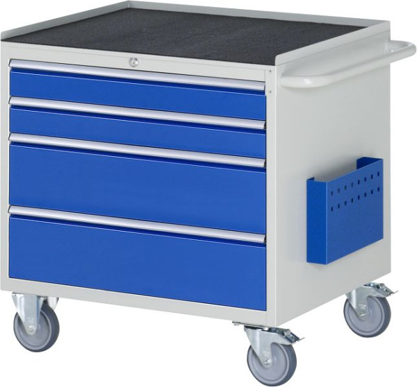 RAU montagewagen serie 7000, B770 x D650 x H795 mm, metalen onderstel, laden: 2xH90, 2xH180 mm, 15-XL3.1A-MT.11