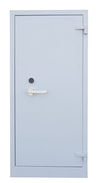 Lüllmann draaideurkast, brandwerend, 4 ordnerhoogtes, 1500 x 700 x 550 mm, lichtgrijs, 690230